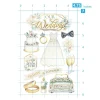 3D Scrapbook Sticker - Our Wedding