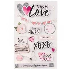 3D Scrapbook Sticker - This is Love