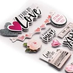 3D Scrapbook Sticker - This is Love