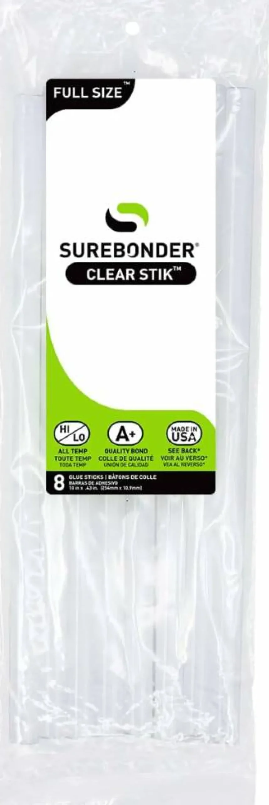 DT-8 All Temperature Glue Sticks, 10-Inch