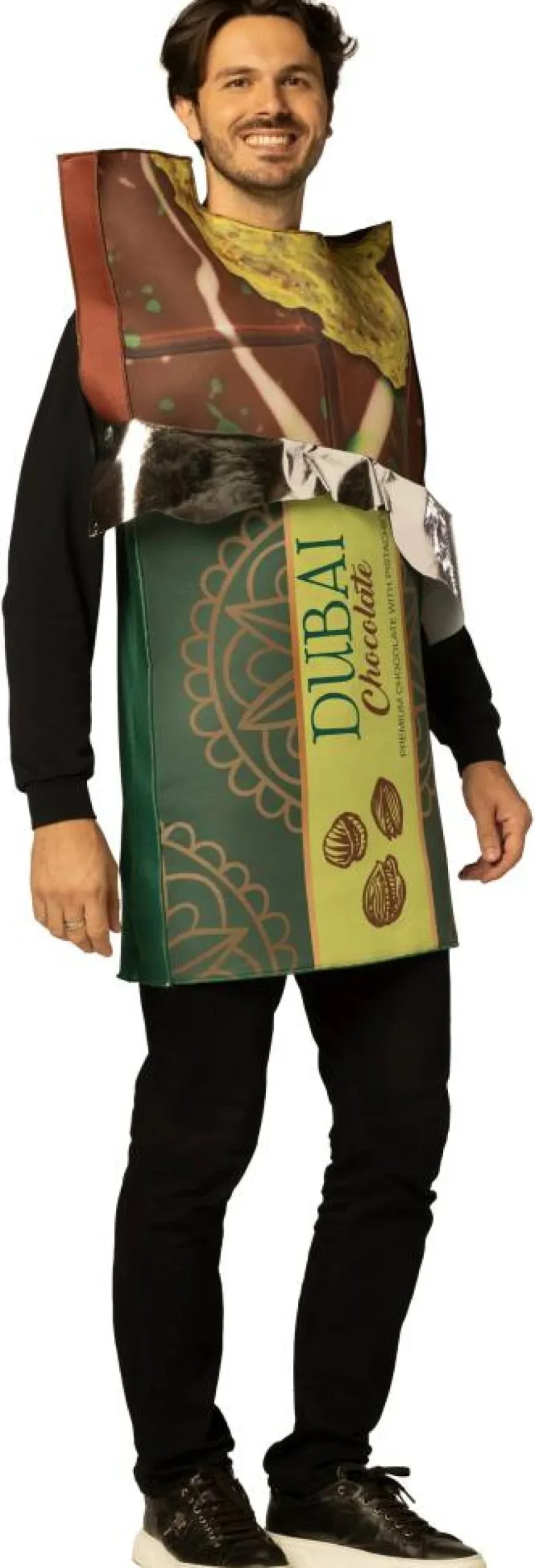 DUBAI Chocolate Bar Costume, One Size Fits Most