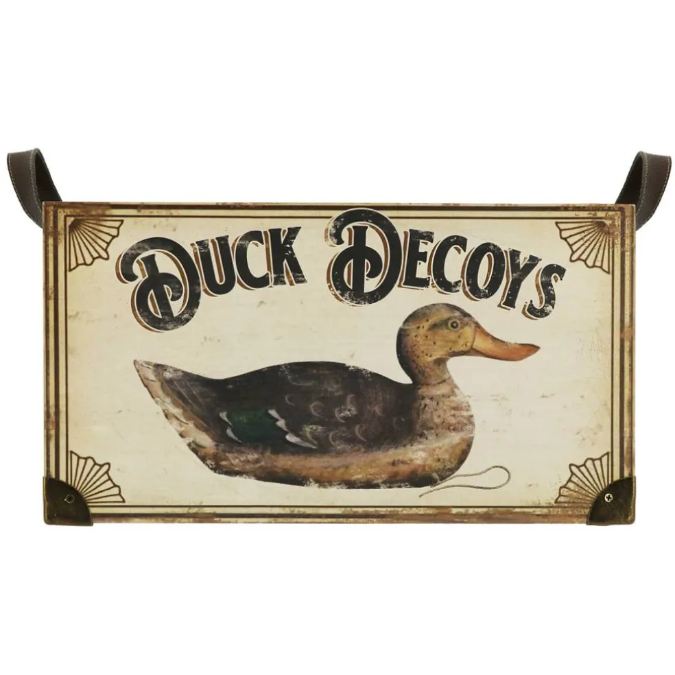 13" Duck Decoy Crate Tabletop Décor by Ashland®