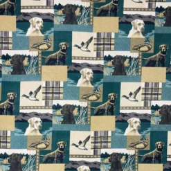 Duck Hunting Dogs Fleece Fabric | Free Shipping | Buy More & Save More