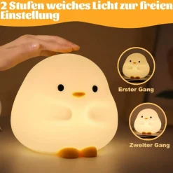 Dudu Duck Silicone Night Light - Super Cute Squishy Lamp