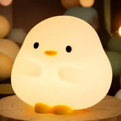 Dudu Duck Silicone Night Light - Super Cute Squishy Lamp
