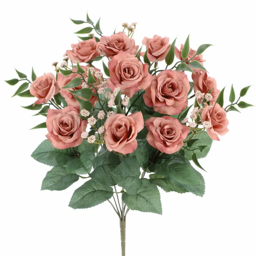 17" Dusty Pink Rose Bush by Ashland®