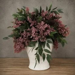 Dusty Plum Artificial Nandina Berry Stem, 2-Piece Set