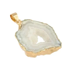 Dyed Natural Druzy Agate Pendant by Bead Landing™