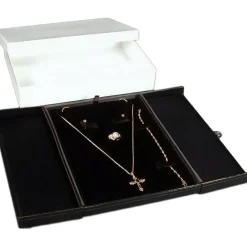 3 Earring Ring Necklace Combo Gift Boxes Case Display
