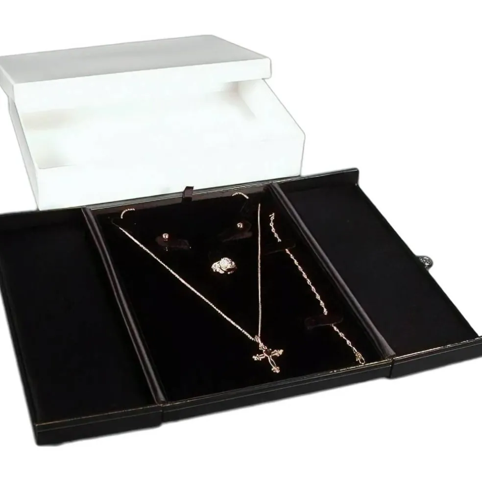 3 Earring Ring Necklace Combo Gift Boxes Case Display