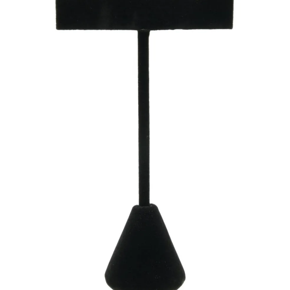 3 Earring T Stand Black Velvet Showcase Display 4.75"