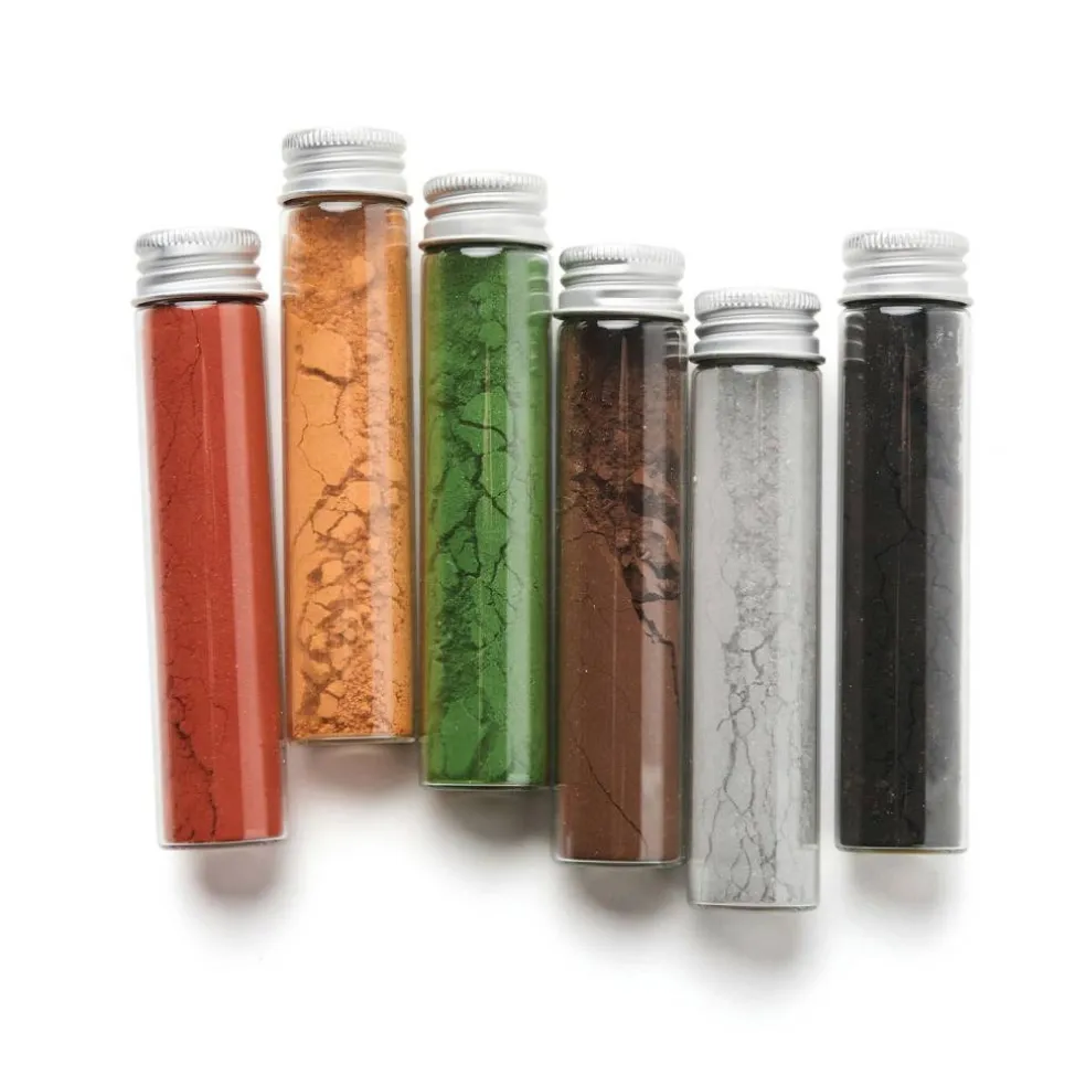Earth Paint Set – Natural Mineral Pigments (15–17g per Vial)