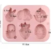 Easter Shapes Mini Cakes & Chocolate Mold 6 Cavity