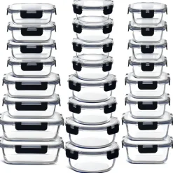 Eatex Glass Food Storage Containers with Lid