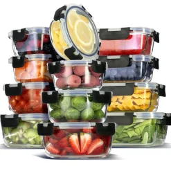 Eatex Glass Food Storage Containers with Lid