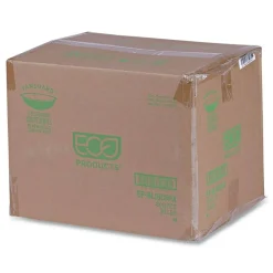 Eco-Products 16 oz. Vanguard Renewable and Compostable Sugarcane Bowls - White (800/Carton)
