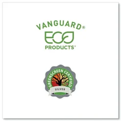 Eco-Products 40 oz Vanguard Renewable and Compostable Sugarcane Bowls - White (400/Carton)