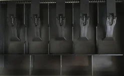 Edge Collections - Black - Cash Register Drawer with 5 Bill and 4 Coin Compartments - 1 Piece