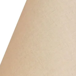 Edge Collections - 12" - Brown - Mid-Century Modern Slanted Linen Lampshade - 1 Piece