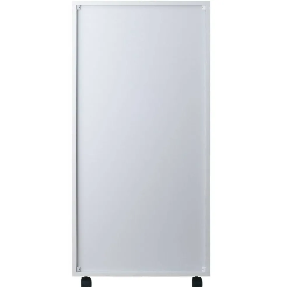 Edge Collections - 5 Drawers - White - Tall Storage Cabinet for Bathroom, Office & Home Organization - 1 Piece