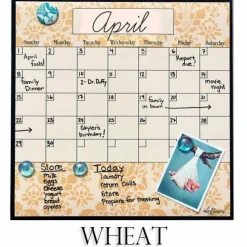 Edge Collections – Dry Erase Fridge Calendar for Home & Office Organization – 1 Piece