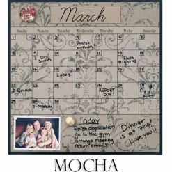 Edge Collections – Dry Erase Fridge Calendar for Home & Office Organization – 1 Piece