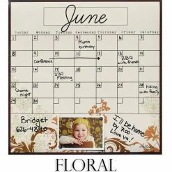 Edge Collections – Dry Erase Fridge Calendar for Home & Office Organization – 1 Piece