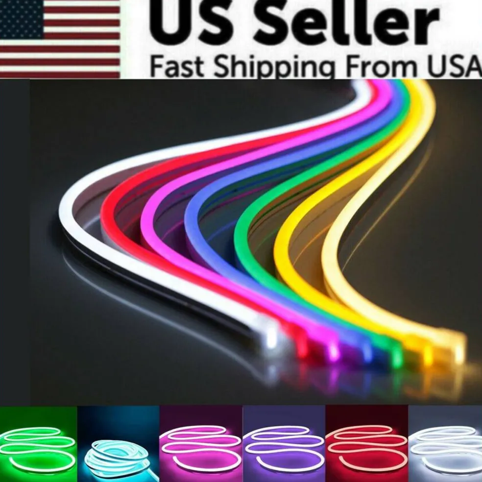 Edge Collections – Flexible Silicone Neon LED Strip Tube Light (12V, Waterproof) – 1 Piece