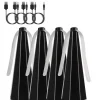 Edge Collections - Fly Table Fans - USB & Battery Powered Food Protection Fans with Hooks - 4 Pack