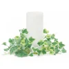 Edge Collections - 10.25" - Green - Natural Mixed Ivy Candle Ring for Home Decor - 1 Piece