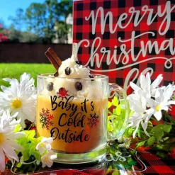 Edge Collections - Holiday Soy Candle in Cafe Mug - 1 Piece
