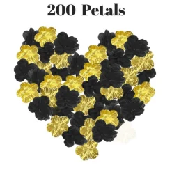 Edge Collections - Mixed Color Artificial Silk Rose Petals for Celebrations - 200 Pieces