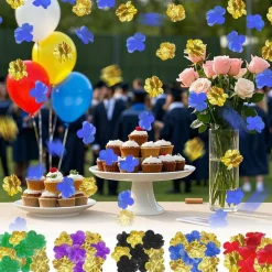 Edge Collections - Mixed Color Artificial Silk Rose Petals for Celebrations - 200 Pieces