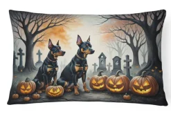 Edge Collections – Multicolor – Spooky Halloween Decorative Patio & Couch Fabric Pillow – 1 Piece