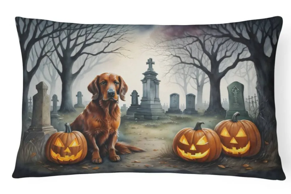Edge Collections – Multicolor – Spooky Halloween Decorative Patio & Couch Fabric Pillow – 1 Piece