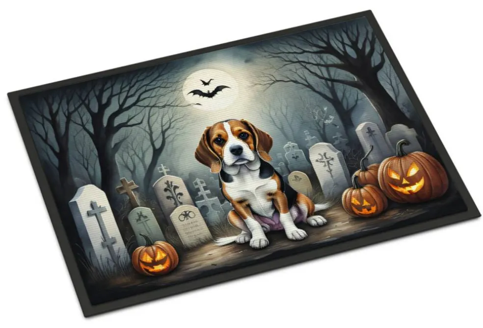 Edge Collections - Multicolor - Halloween Runner Doormat for Front Door Indoor Outdoor Entryway - 1 Piece