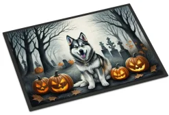 Edge Collections - Multicolor - Halloween Runner Doormat for Front Door Indoor Outdoor Entryway - 1 Piece