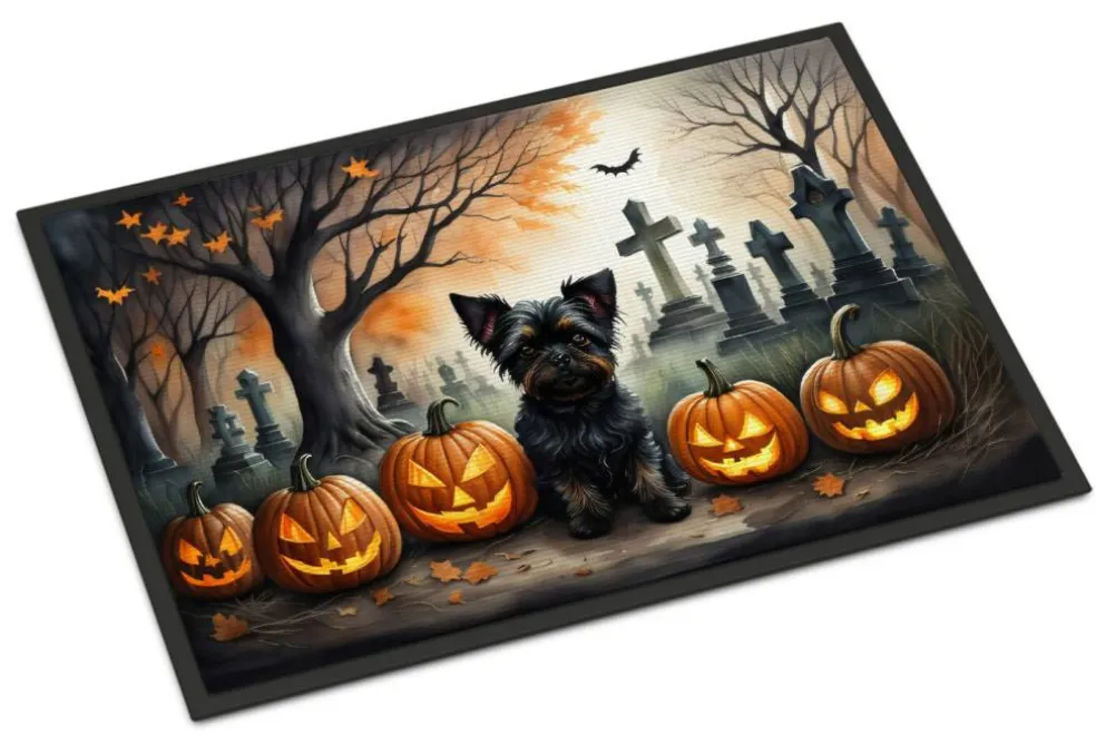 Edge Collections - Multicolor - Halloween Runner Doormat for Front Door Indoor Outdoor Entryway - 1 Piece