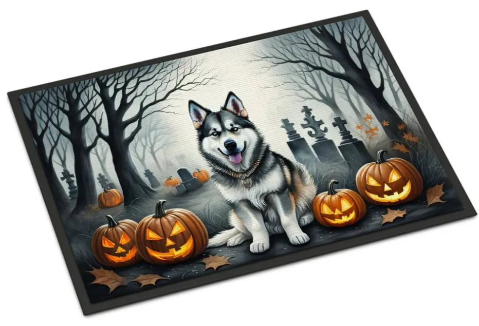 Edge Collections - Multicolor - Halloween Runner Doormat for Front Door Indoor Outdoor Entryway - 1 Piece