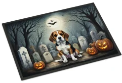 Edge Collections - Multicolor - Halloween Runner Doormat for Front Door Indoor Outdoor Entryway - 1 Piece