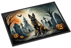 Edge Collections - Multicolor - Halloween Runner Doormat for Front Door Indoor Outdoor Entryway - 1 Piece