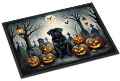 Edge Collections - Multicolor - Halloween Indoor Outdoor Doormat for Front Door Entryway and Hallway - 1 Piece