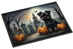 Edge Collections - Multicolor - Spooky Halloween Runner Mat for Front Door Indoor Outdoor Entryway - 1 Piece