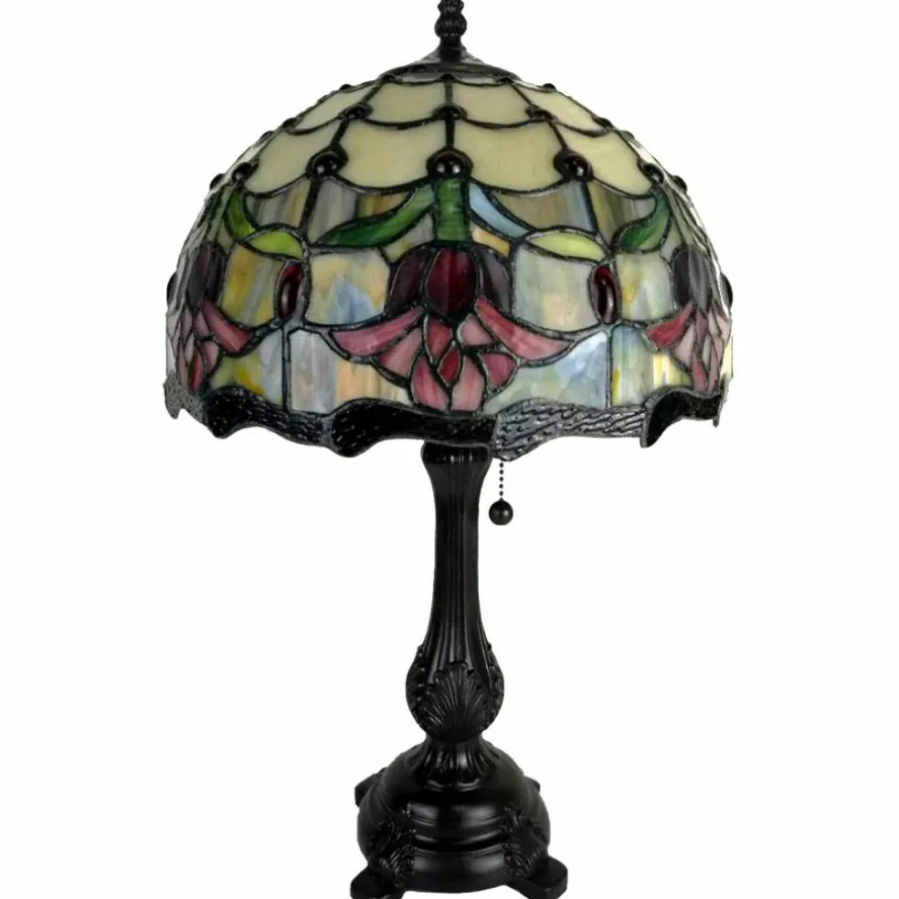 Edge Collections - Multicolor - Elegant Table Lamp with Dome Shade for Ambient Lighting - 1 Piece