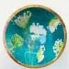 Edge Collections - 12" x 6" - Green - Durable Enamel Serving Bowl - 1 Piece