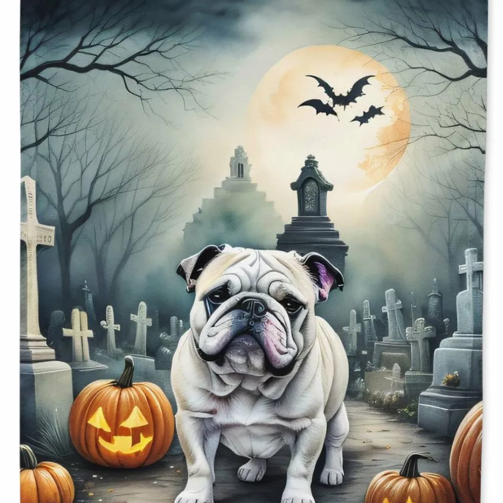 Edge Collections - 11 1/4" X 15 1/2" - Multicolor - Mummy Halloween Garden Flag Unique Fall Decoration - 1 Piece