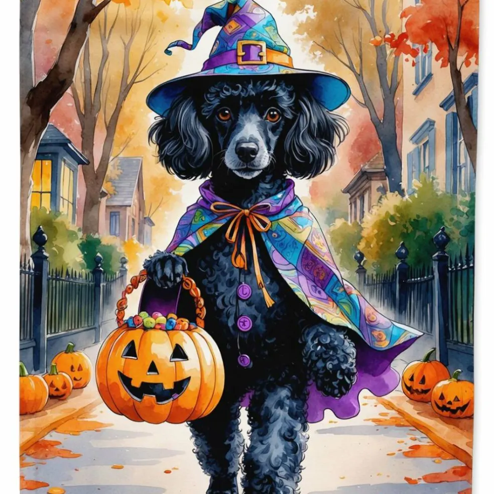 Edge Collections - 11.25" X 15.5" - Multicolor - Poodle Garden Flag - 1 Piece