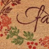 Edge Collections - 17" X 29" - Multicolor - Durable Coir Door Mat with Fall Leaves Design - 1 Piece