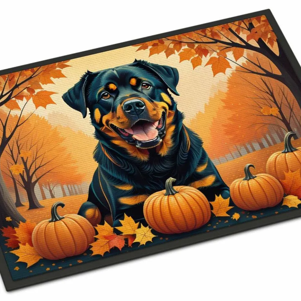 Edge Collections - 24" X 36" - Multicolor - Durable Floral Welcome Outdoor Door Mat - 1 Piece