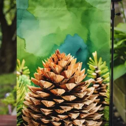 Edge Collections - 11 1/4" X 15 1/2" - Multicolor - Garden Corgi In Sunflowers Decorative Yard Flag - 1 Piece